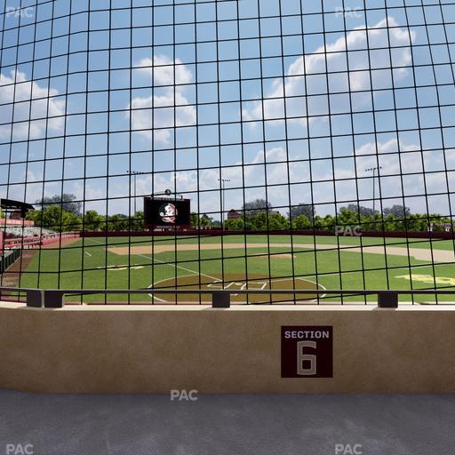 Dick Howser Stadium - Section Lower 6 Seat View