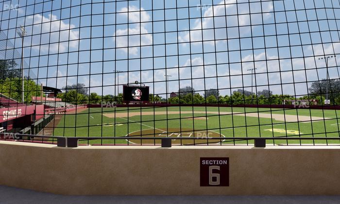 Dick Howser Stadium - Section Lower 6 Seat View