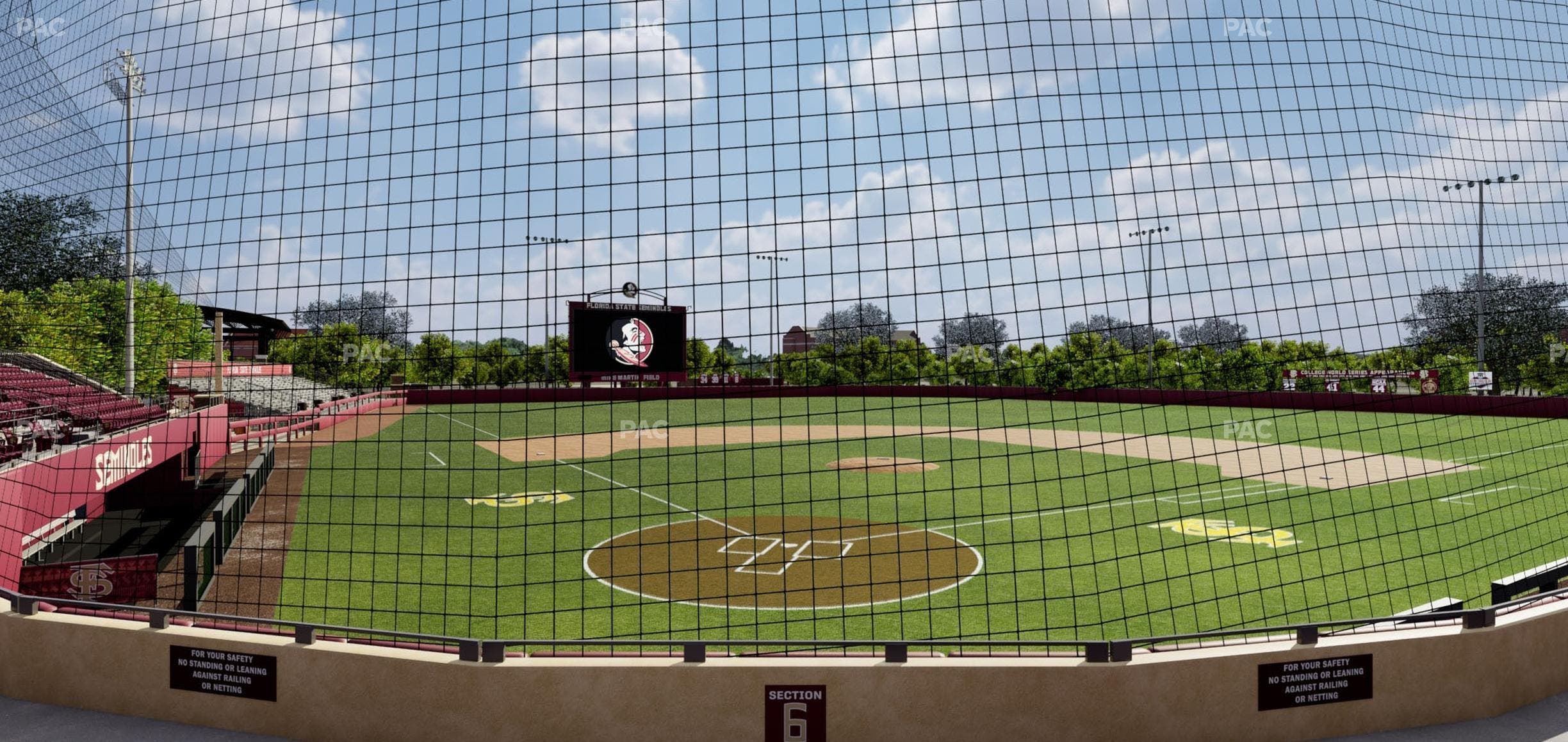 Dick Howser Stadium - Section Lower 6 Seat View