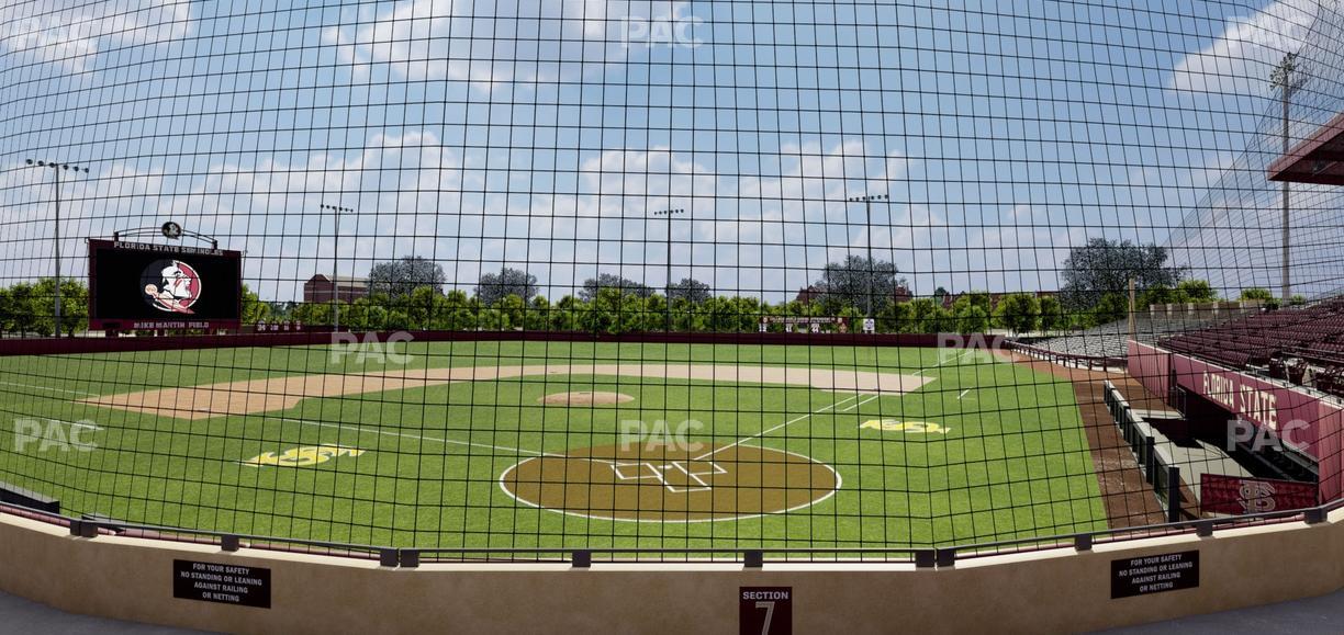 Dick Howser Stadium - Section Lower 7 Seat View