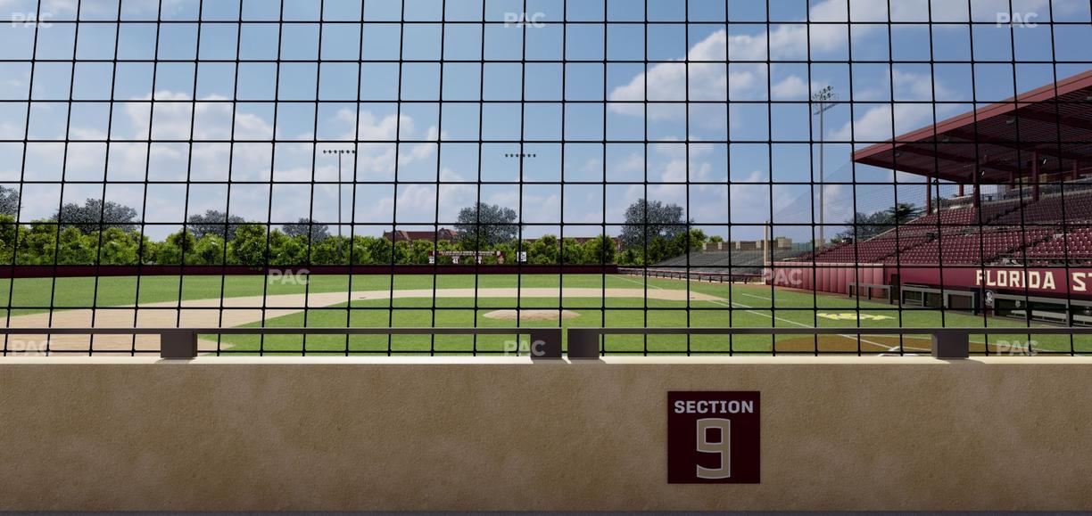 Dick Howser Stadium - Section Lower 9 Seat View