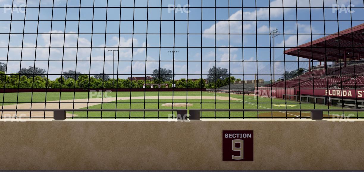 Dick Howser Stadium - Section Lower 9 Seat View
