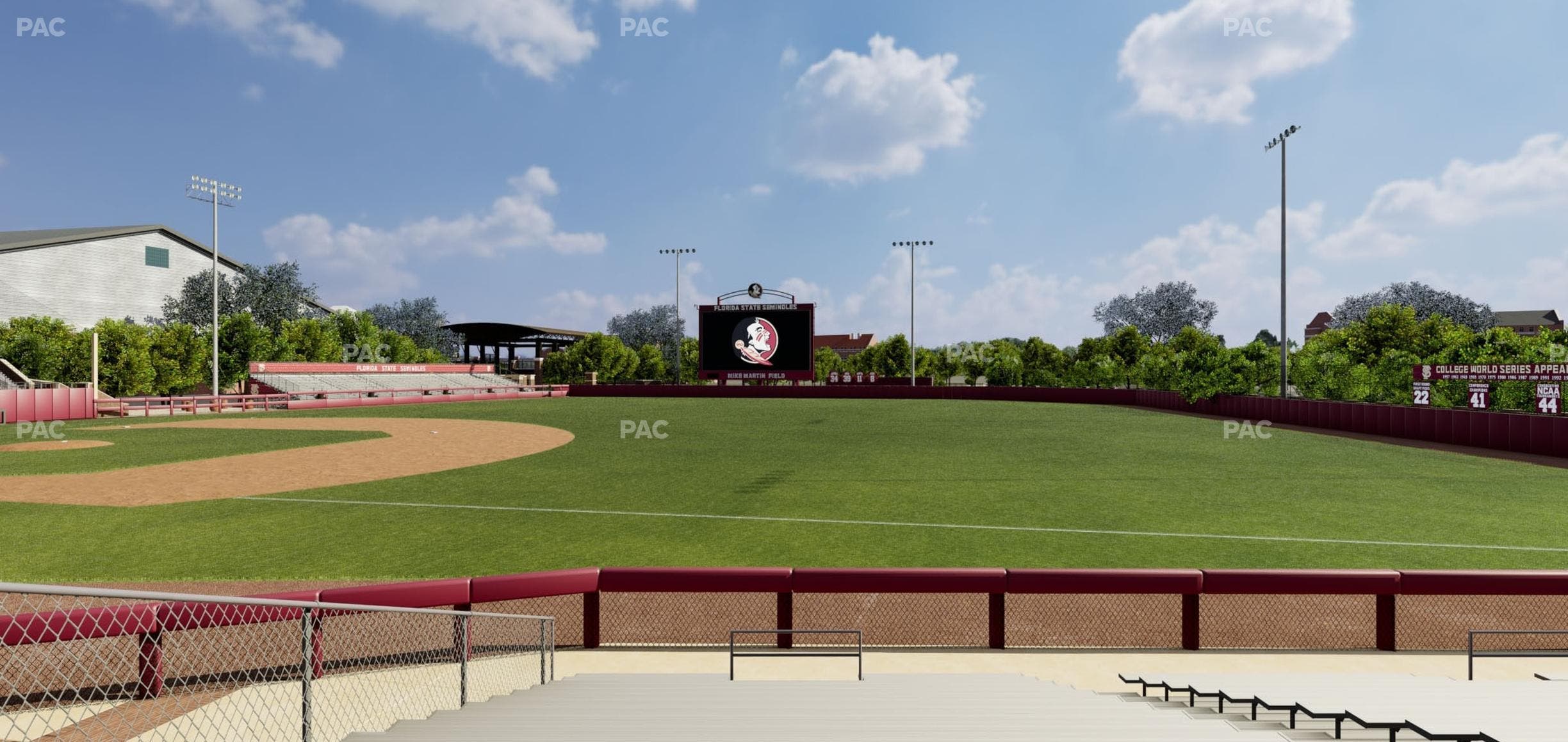 Dick Howser Stadium - Section Lower Ga Seating Seat View