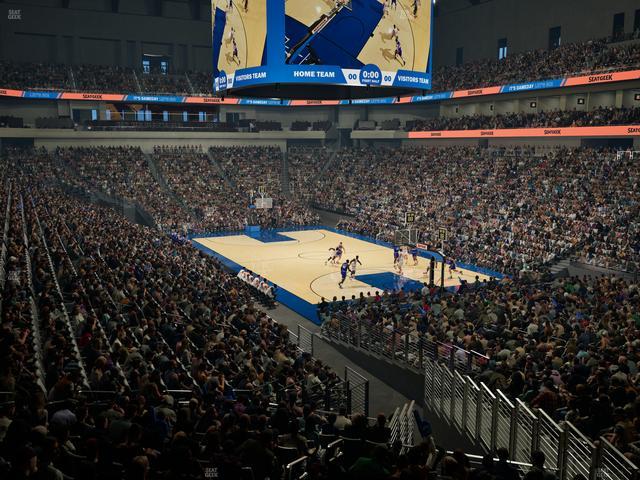 Dickies Arena - Section 101 Seat View Dickies Arena - Section 101 Seat View