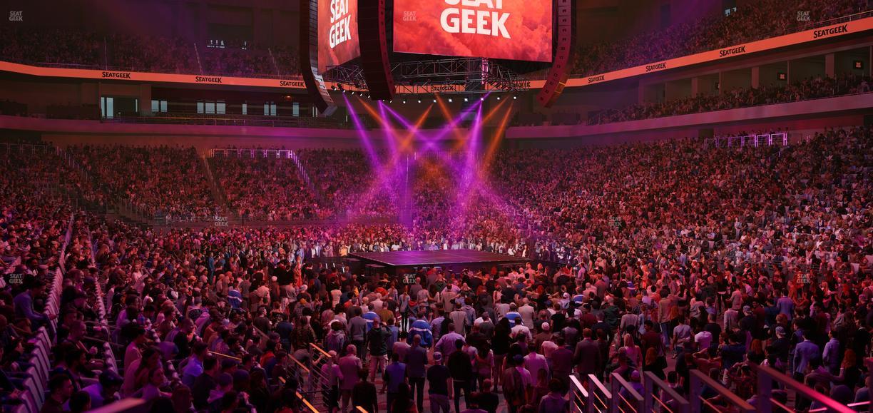 Dickies Arena - Section 101 Seat View