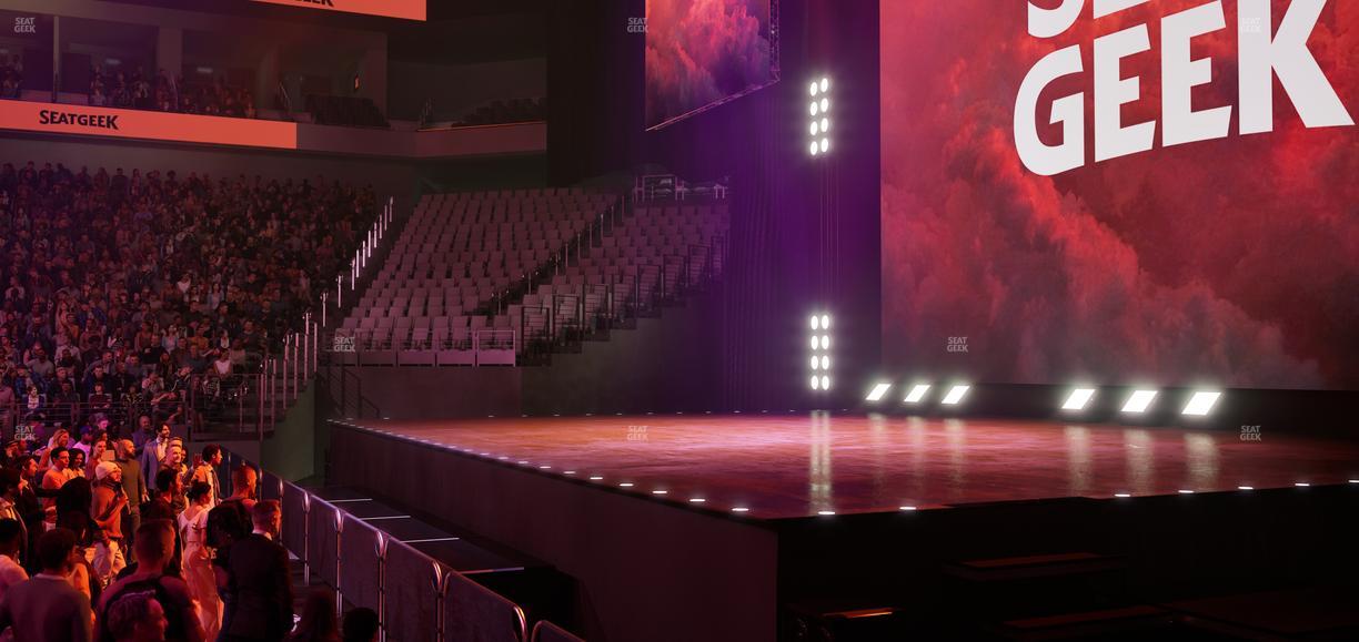 Dickies Arena - Section 104 Seat View