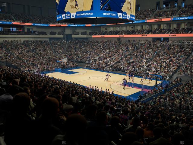 Dickies Arena - Section 104 Seat View Dickies Arena - Section 104 Seat View