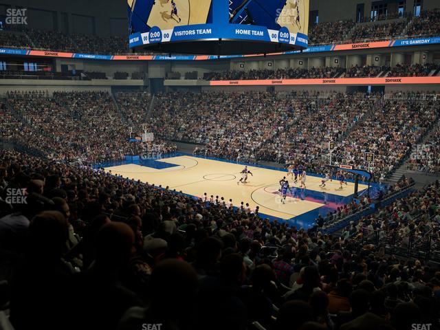 Dickies Arena - Section 104 Seat View