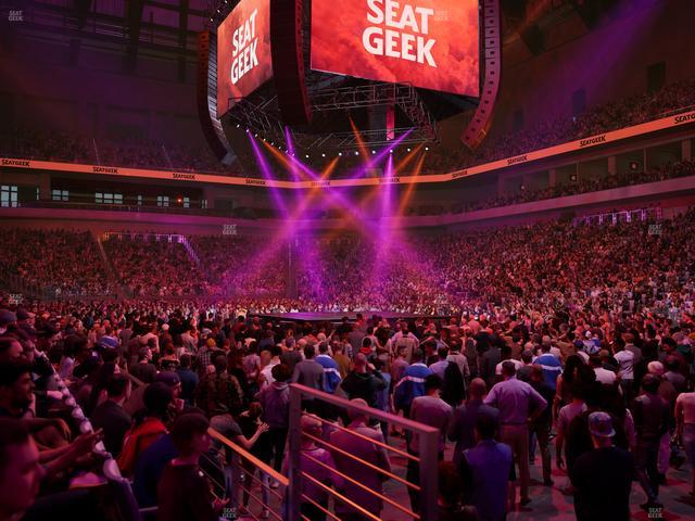 Dickies Arena - Section 104 Seat View