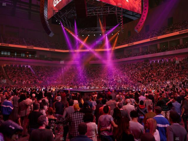 Dickies Arena - Section 105 Seat View