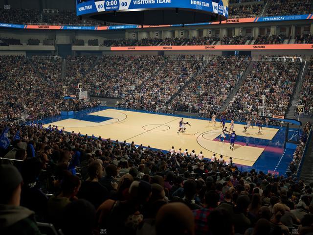 Dickies Arena - Section 105 Seat View Dickies Arena - Section 105 Seat View