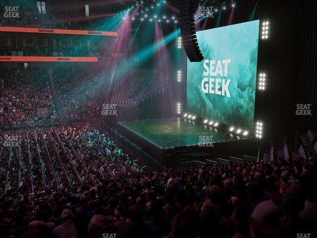 Dickies Arena - Section 105 Seat View