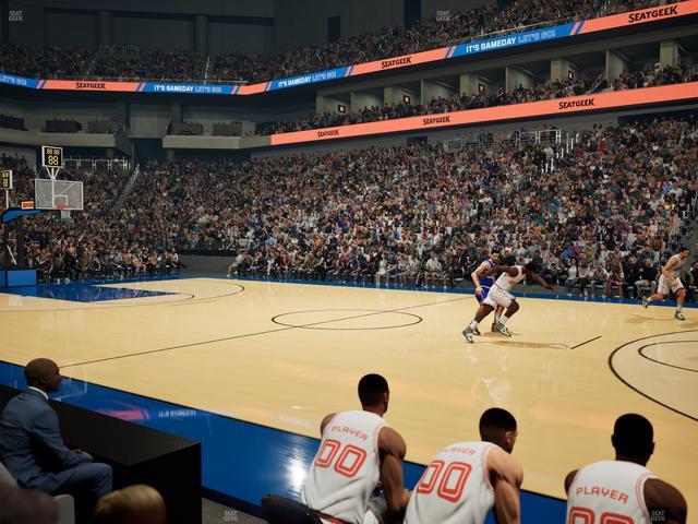 Dickies Arena - Section 106 Seat View Dickies Arena - Section 106 Seat View