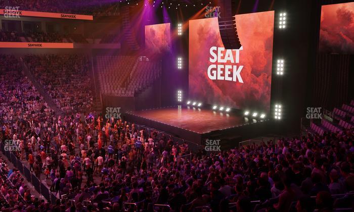 Dickies Arena - Section 106 Seat View