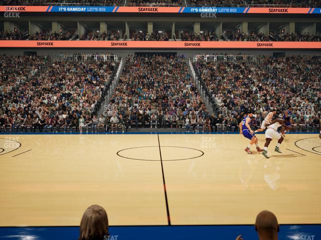 Dickies Arena - Section 107 Seat View