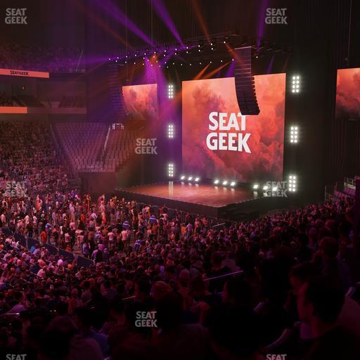 Dickies Arena - Section 107 Seat View