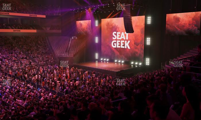 Dickies Arena - Section 107 Seat View