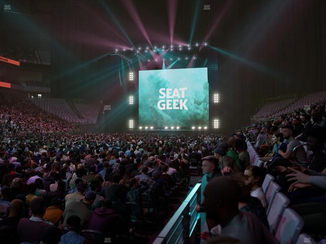 Dickies Arena - Section 109 Seat View