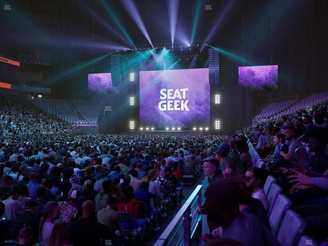 Dickies Arena - Section 109 Seat View