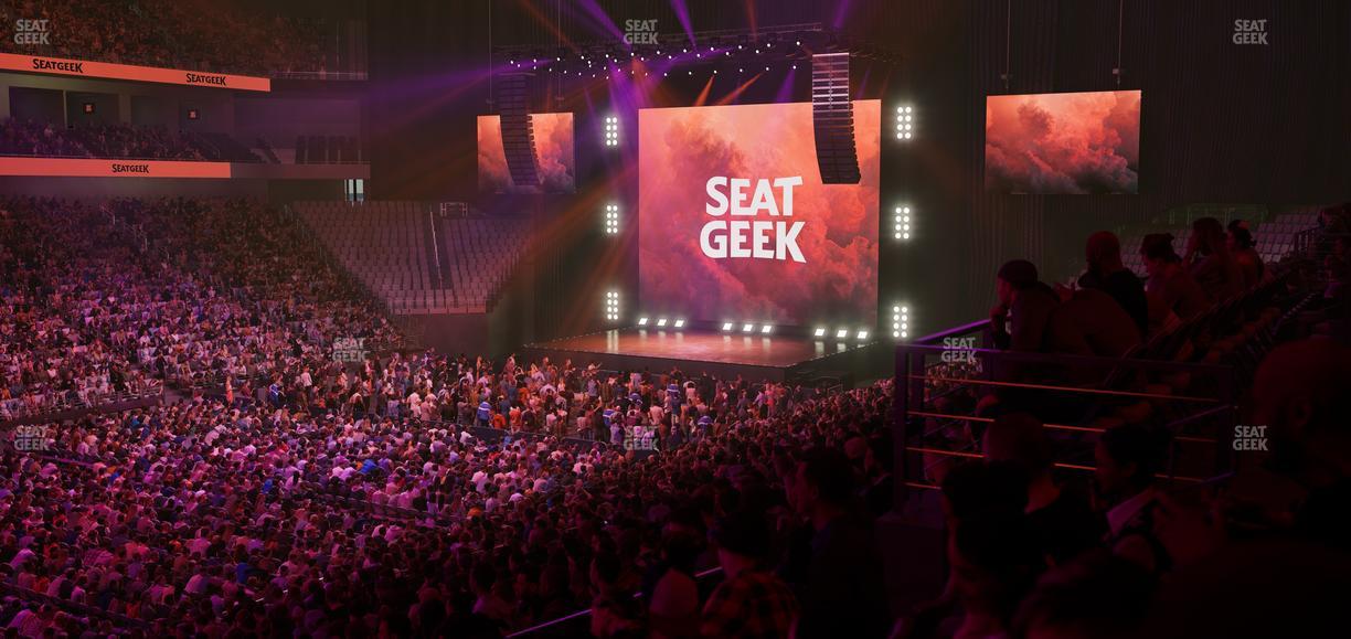 Dickies Arena - Section 109 Seat View