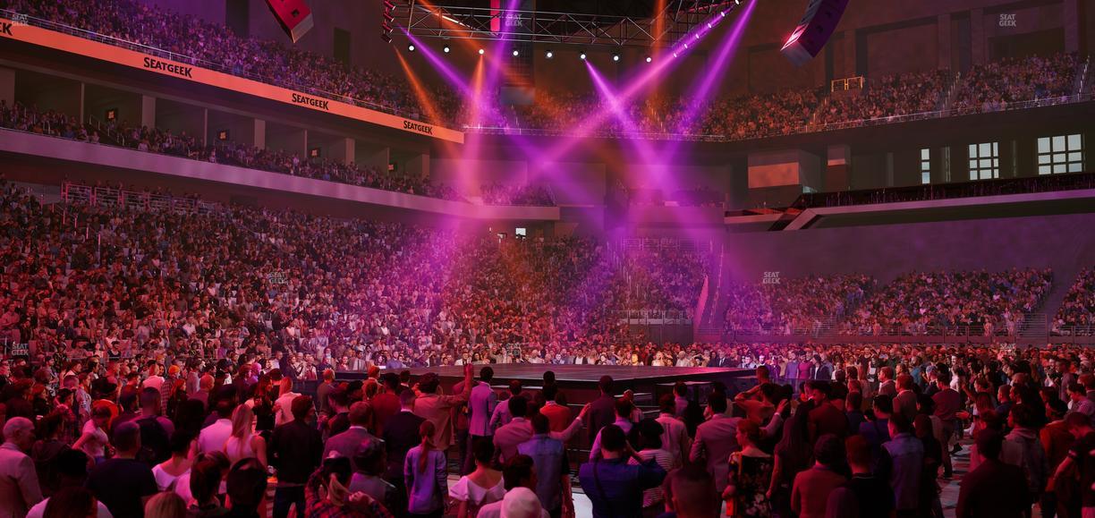 Dickies Arena - Section 109 Seat View