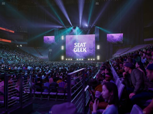 Dickies Arena - Section 110 Seat View