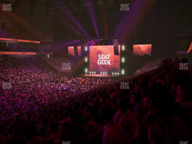 Dickies Arena - Section 110 Seat View Dickies Arena - Section 110 Seat View