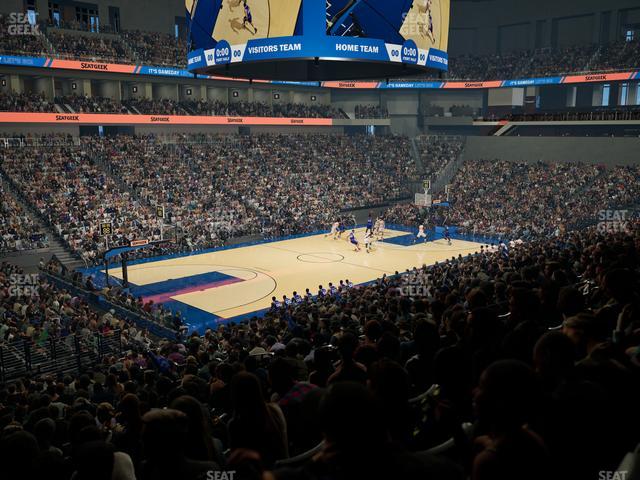 Dickies Arena - Section 110 Seat View