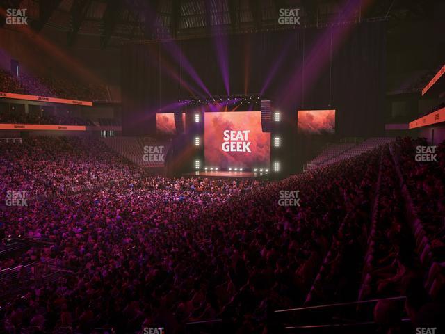 Dickies Arena - Section 111 Seat View Dickies Arena - Section 111 Seat View