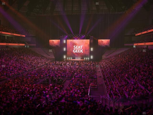 Dickies Arena - Section 114 Seat View