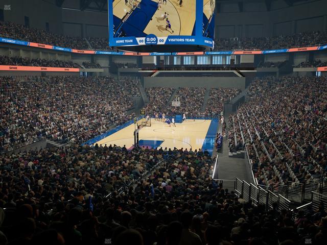 Dickies Arena - Section 114 Seat View Dickies Arena - Section 114 Seat View