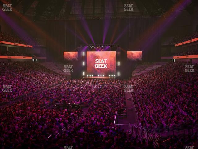 Dickies Arena - Section 114 Seat View Dickies Arena - Section 114 Seat View