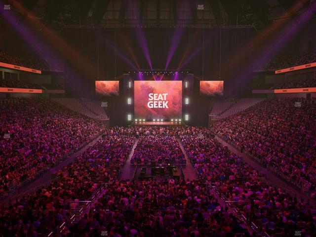 Dickies Arena - Section 115 Seat View