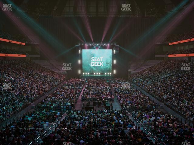 Dickies Arena - Section 115 Seat View