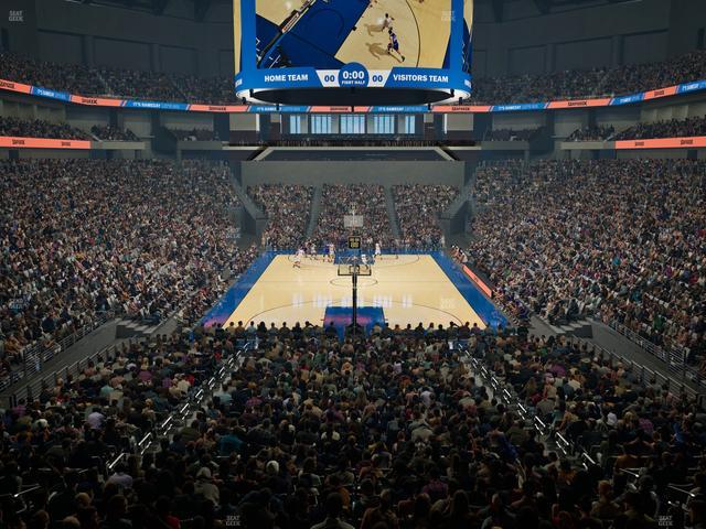 Dickies Arena - Section 115 Seat View Dickies Arena - Section 115 Seat View