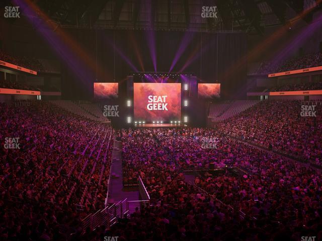 Dickies Arena - Section 116 Seat View Dickies Arena - Section 116 Seat View