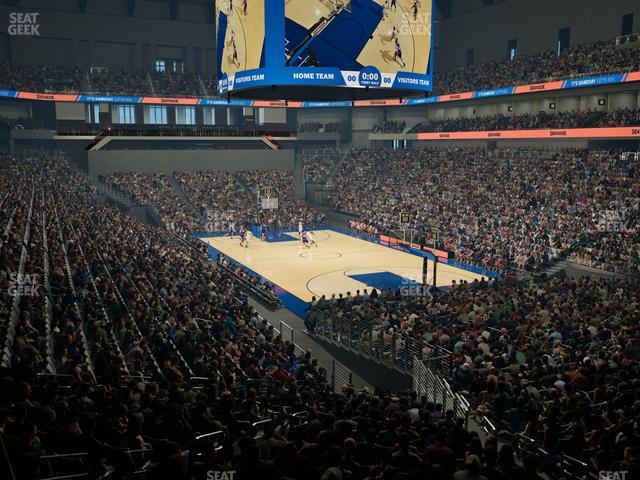 Dickies Arena - Section 117 Seat View