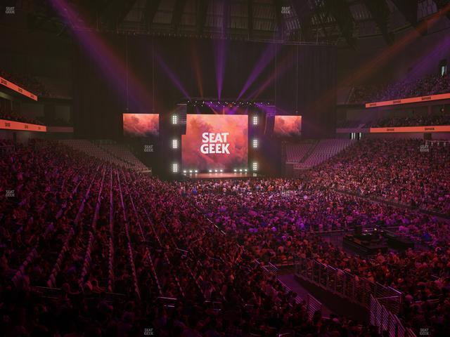 Dickies Arena - Section 117 Seat View