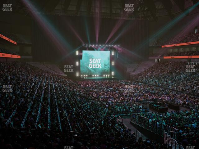 Dickies Arena - Section 117 Seat View