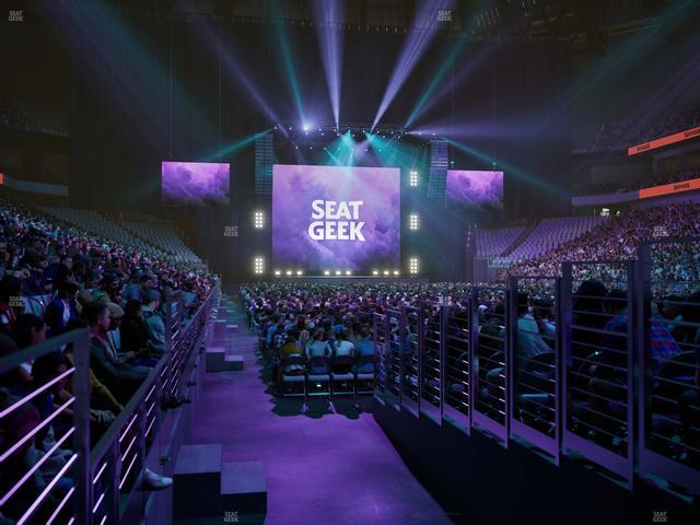 Dickies Arena - Section 117 Seat View