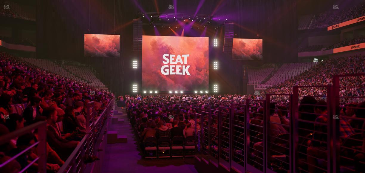Dickies Arena - Section 117 Seat View