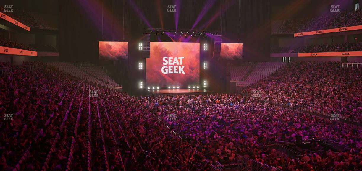 Dickies Arena - Section 117 Seat View