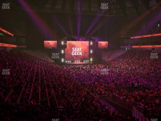 Dickies Arena - Section 117 Seat View Dickies Arena - Section 117 Seat View