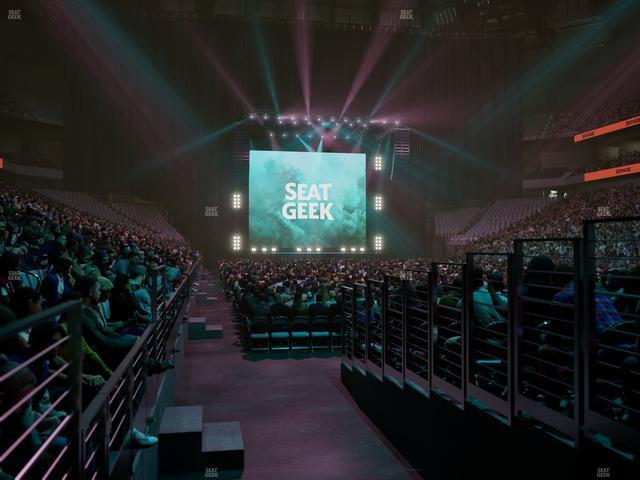 Dickies Arena - Section 117 Seat View