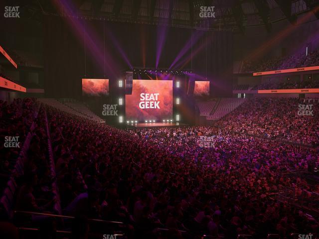 Dickies Arena - Section 119 Seat View Dickies Arena - Section 119 Seat View