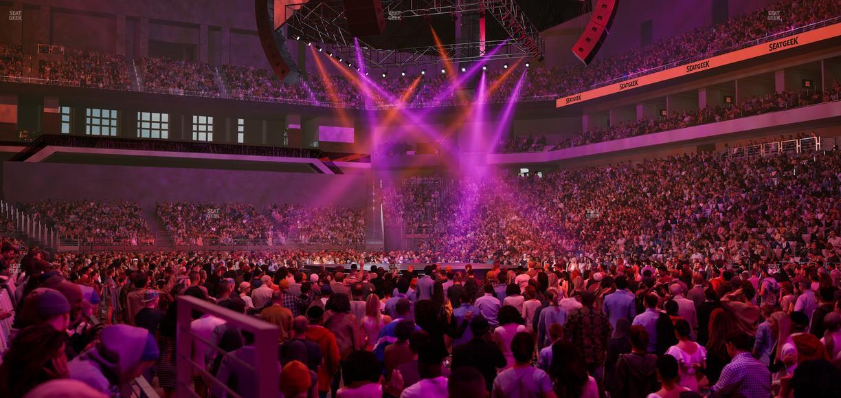 Dickies Arena - Section 120 Seat View