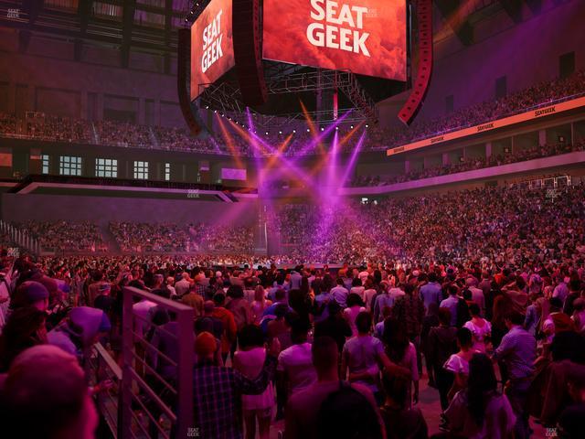Dickies Arena - Section 120 Seat View
