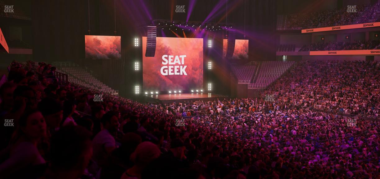 Dickies Arena - Section 120 Seat View