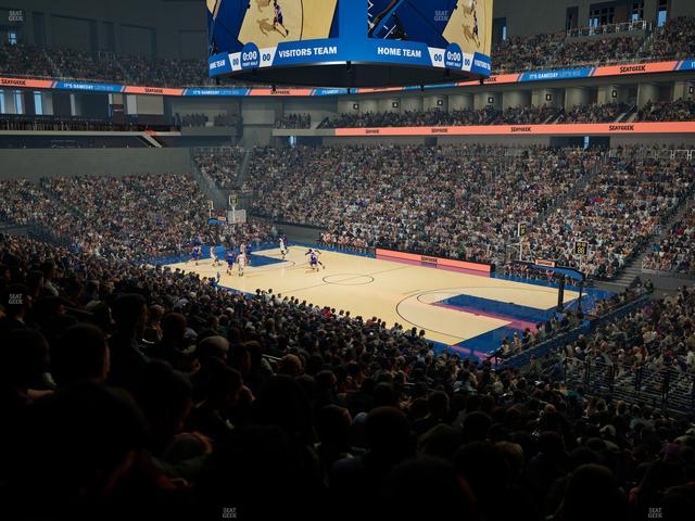 Dickies Arena - Section 120 Seat View Dickies Arena - Section 120 Seat View