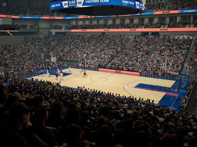 Dickies Arena - Section 121 Seat View Dickies Arena - Section 121 Seat View